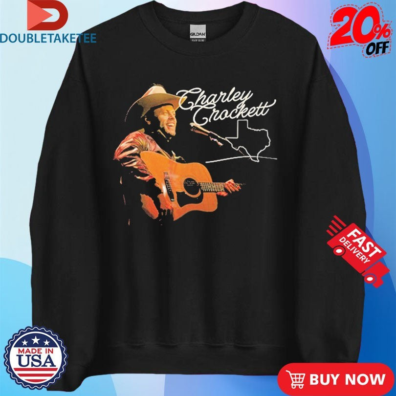 Official Charley Crockett On Stage Texas Shirts Unisex , , , Long Sleeve Tee