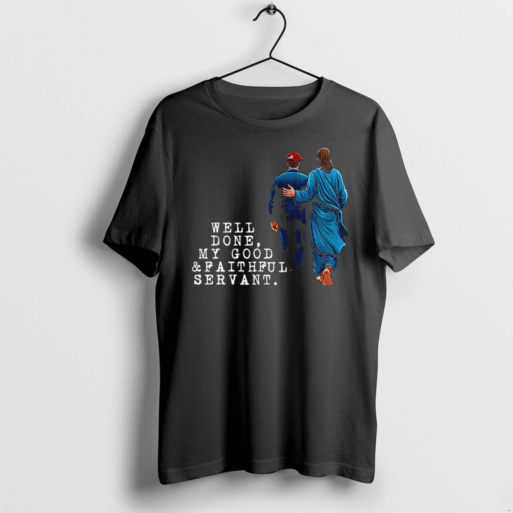 Charlie Kirk Jesus Well Done My Good And Faithful Servant Tshirts Sweater