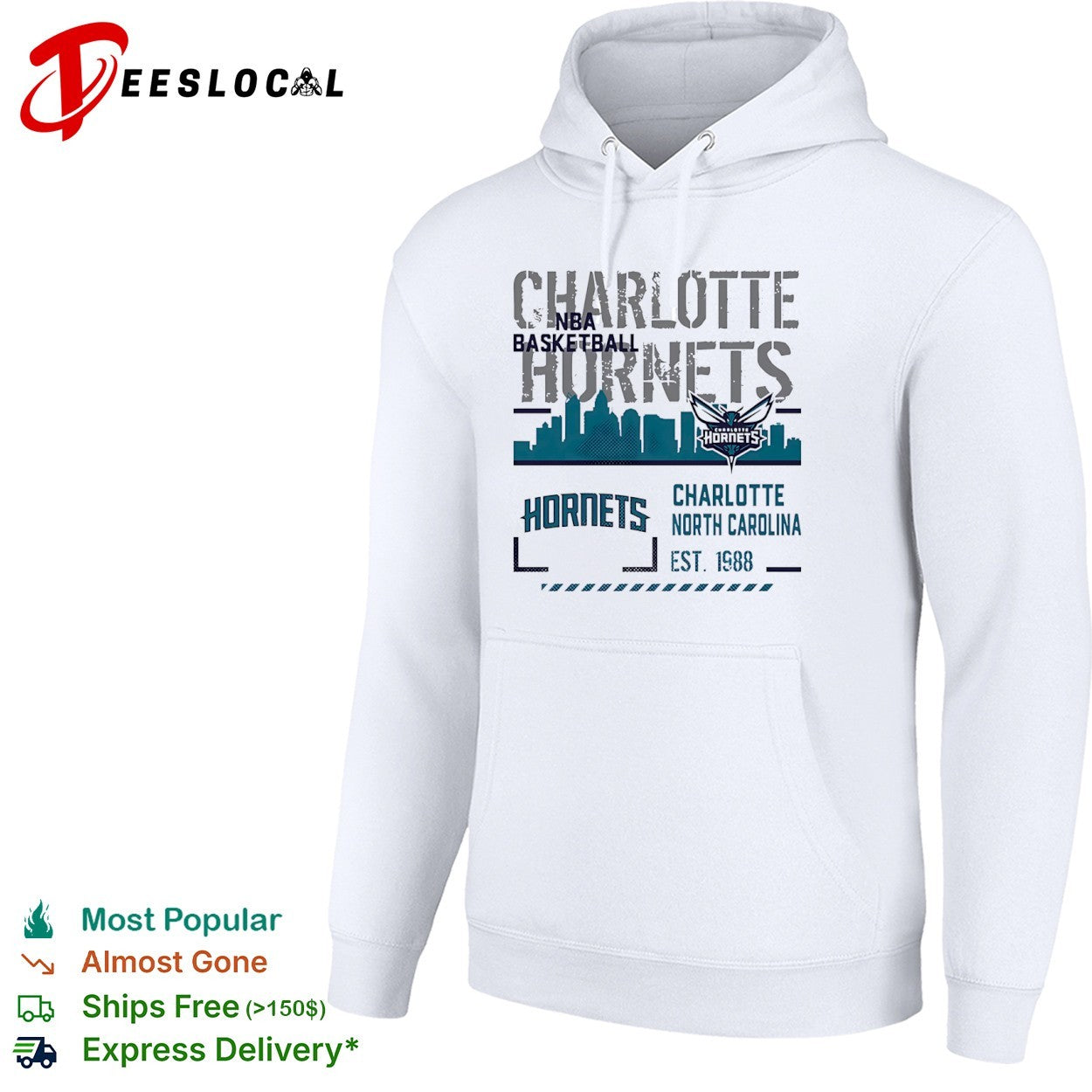 Charlotte Hornets NBA Basketball Est 1988 North Carolina shirt