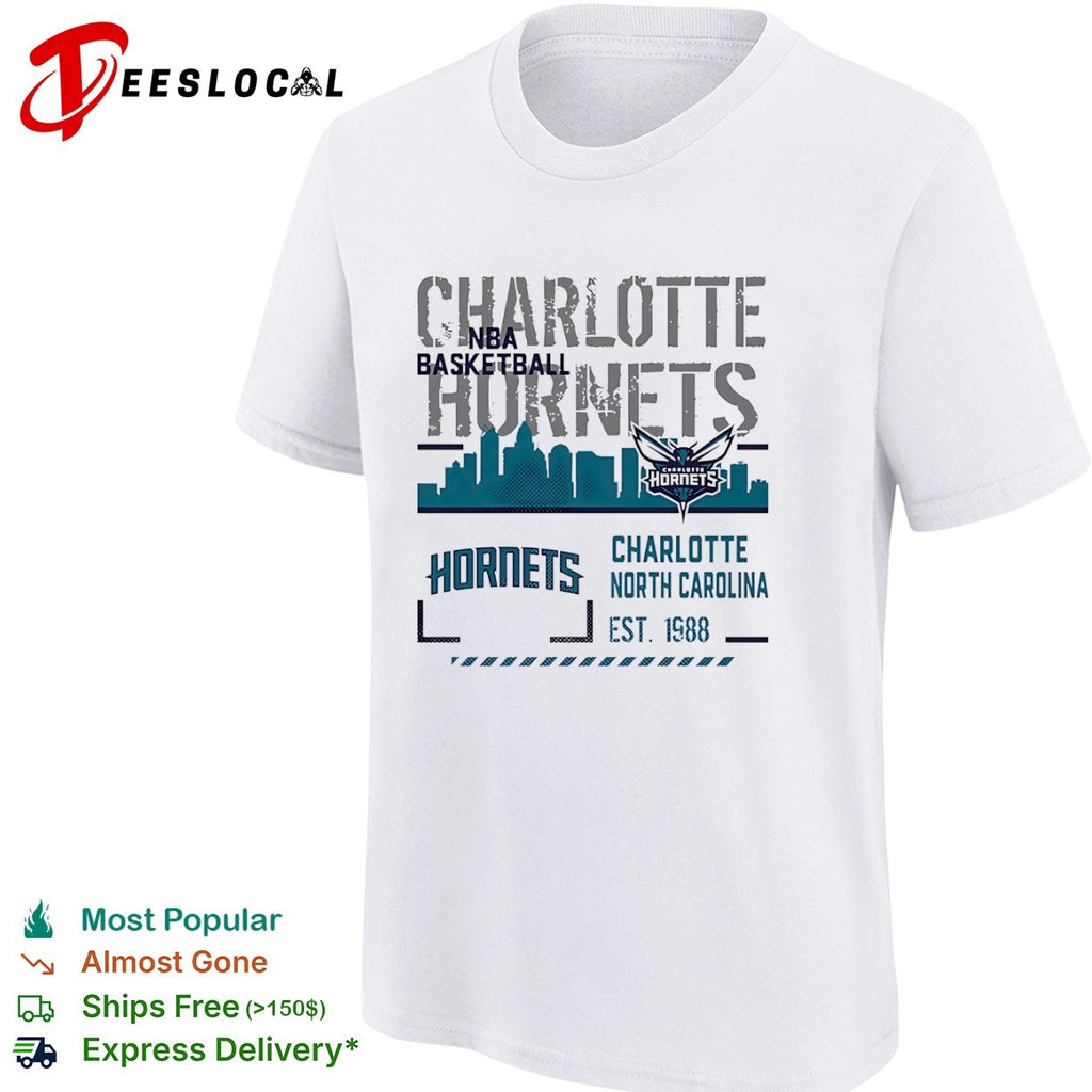 Charlotte Hornets NBA Basketball Est 1988 North Carolina shirt