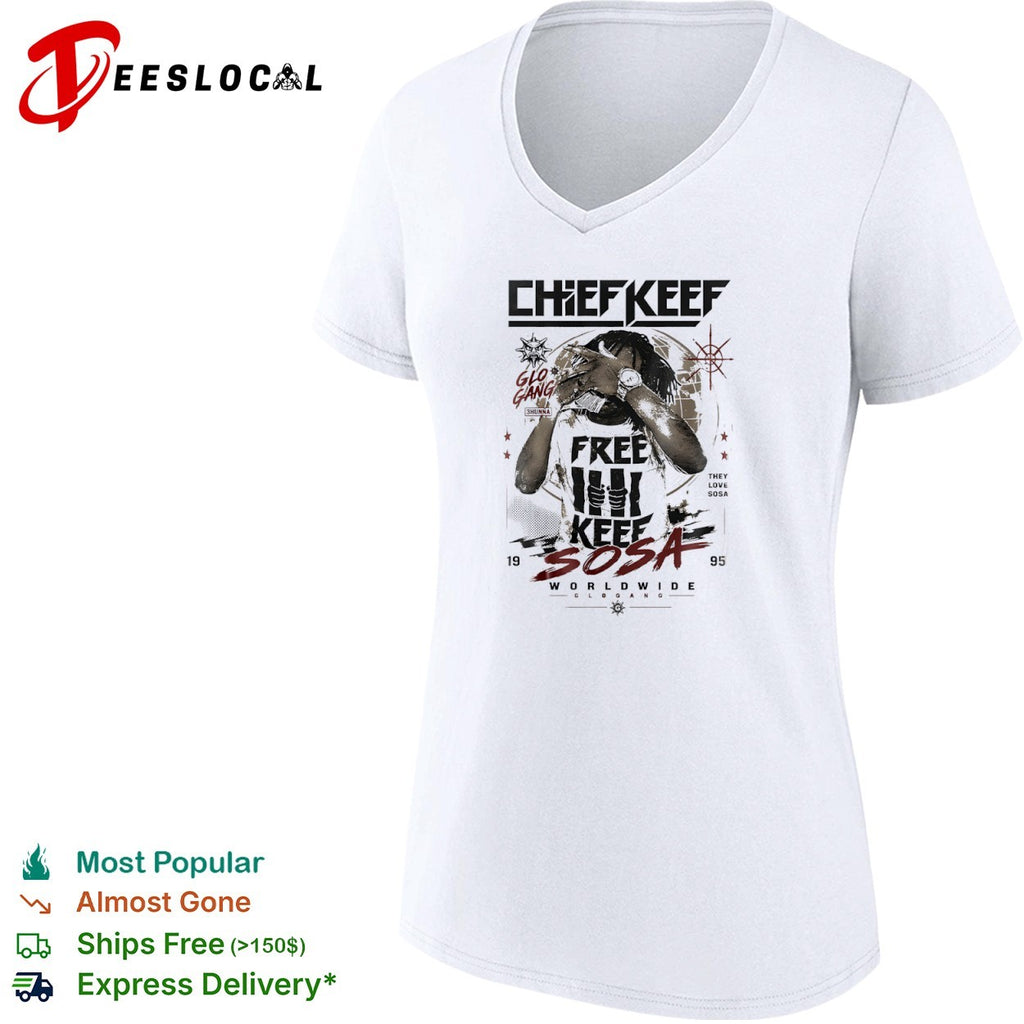 Chief Keef Free Keef Sosa Worldwide Glo Gang shirt