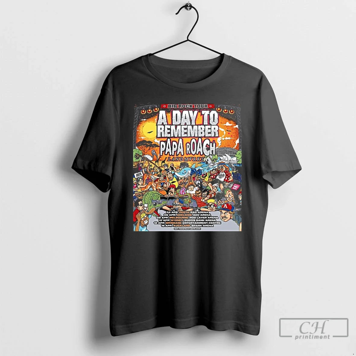 Classic Day Remember Big Rock Tour Show April 2025 T-Shirts