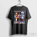 Classic Mascots Texas Am Aggies Saturdays X Dallas Cowboys Sundays Skyline T-Shirts