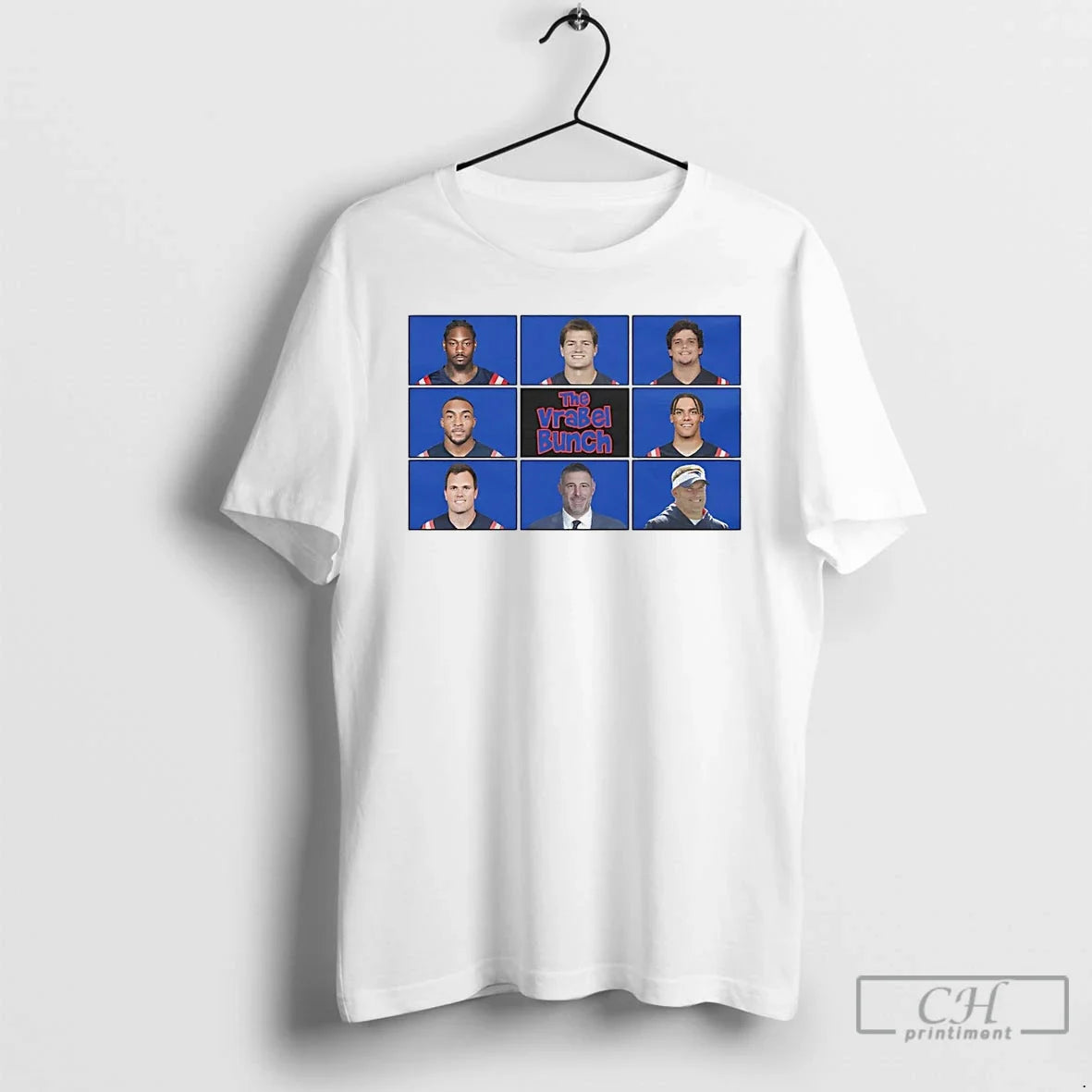 Classic Mike Vrabel Bunch Ne Patriots T-Shirts