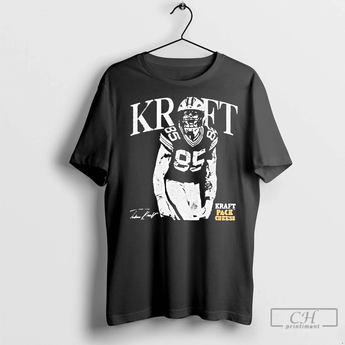 Tucker Kraft Green Bay Packers Pack Cheese Signature Tee (1)