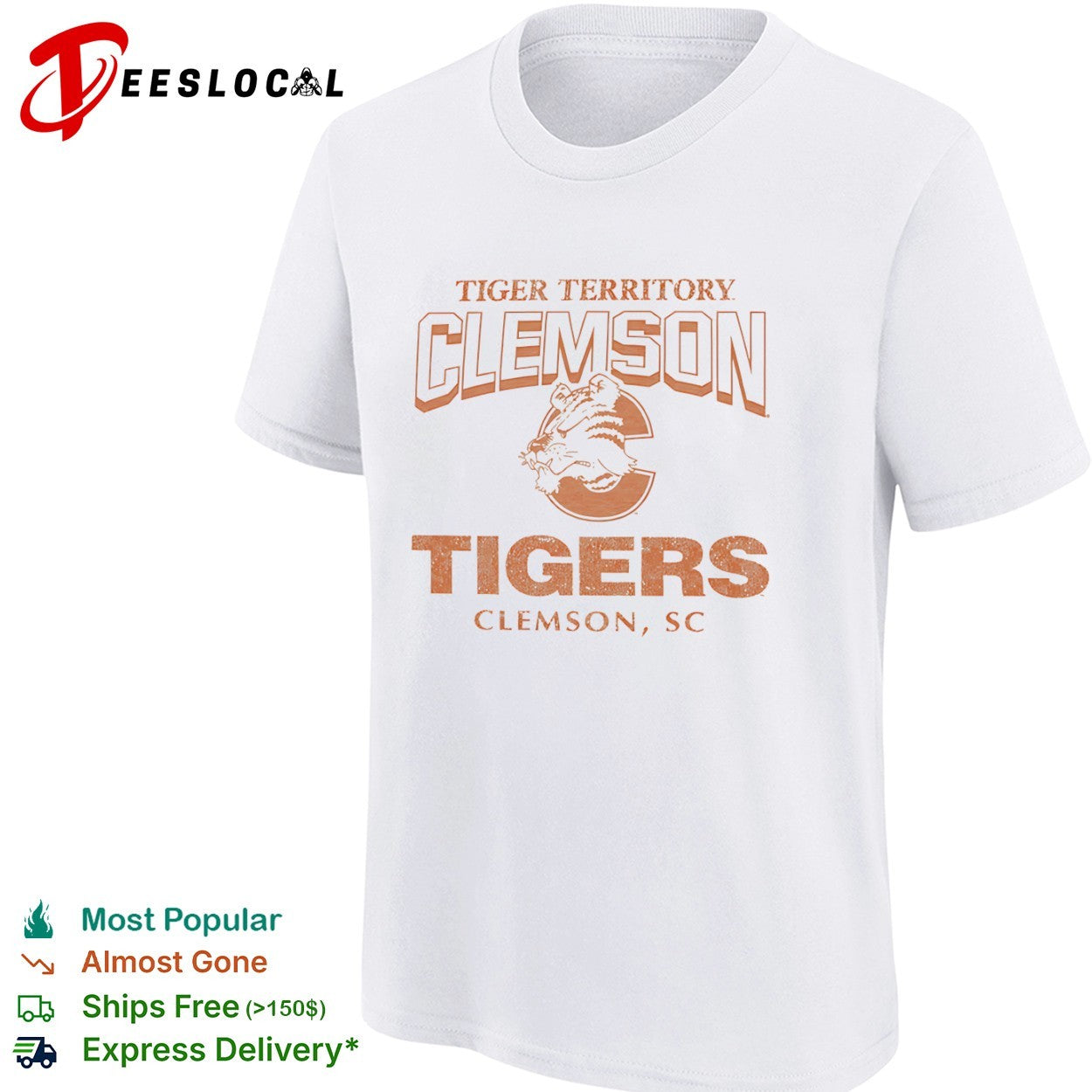 Clemson Tigers Tiger Territory Clemson SC shirt