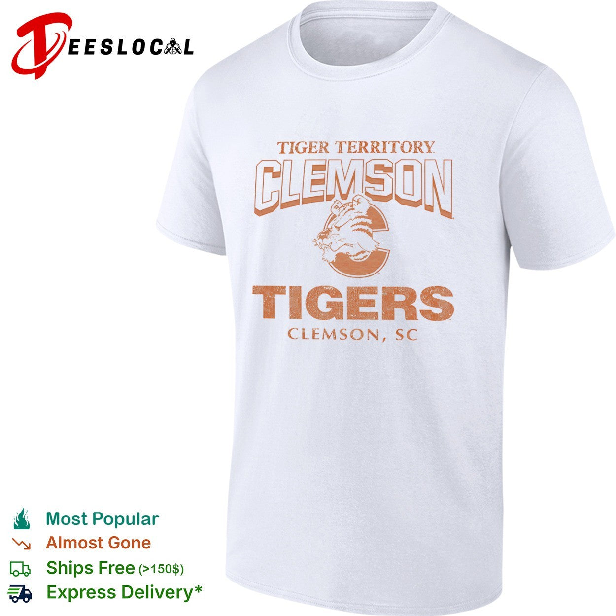 Clemson Tigers Tiger Territory Clemson SC shirt