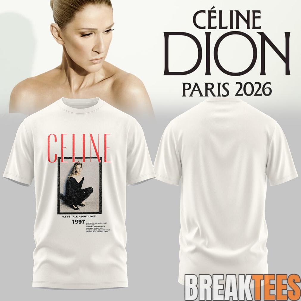 Céline Dion LIVE IN PARIS 2026 Limited Shirt 2D