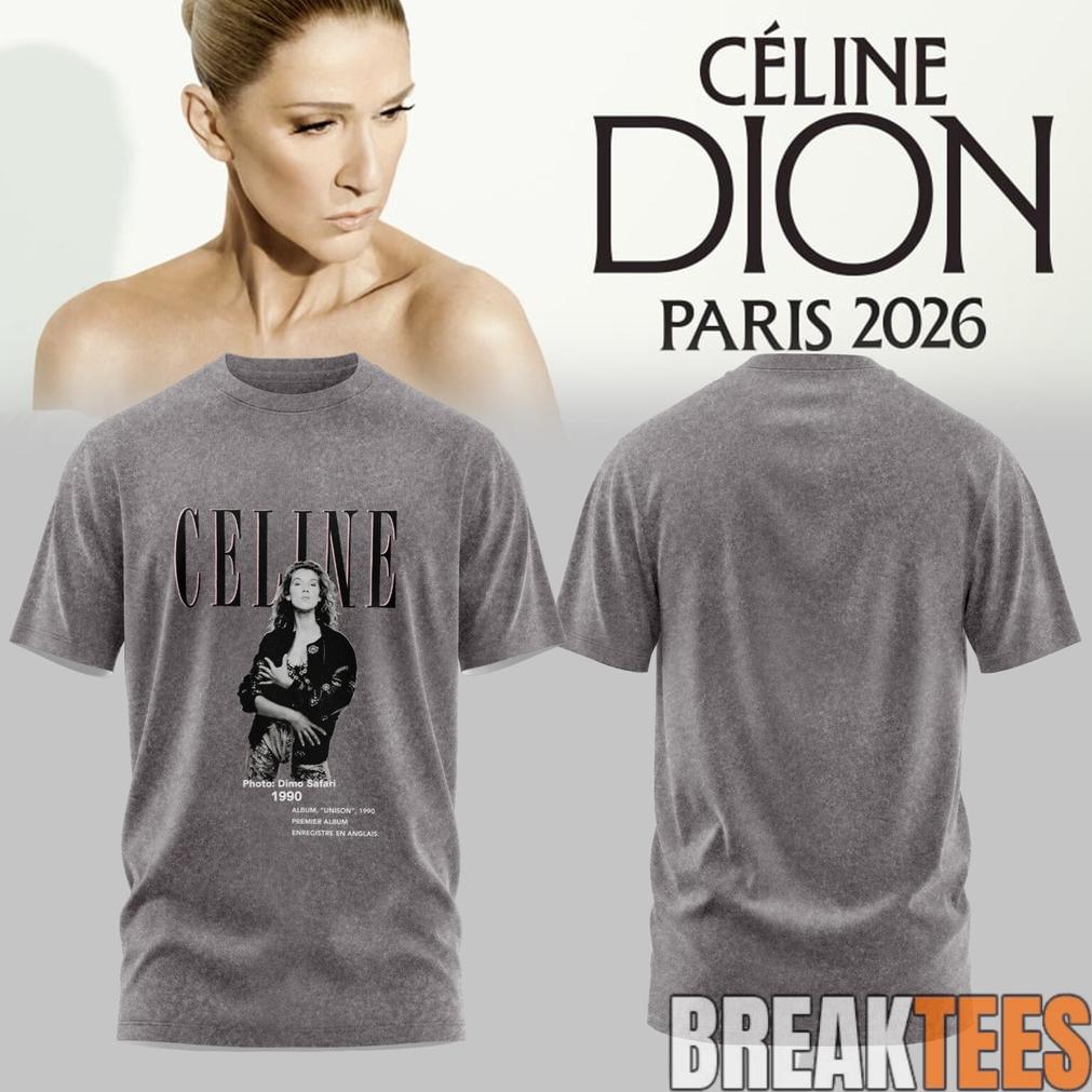 Céline Dion LIVE IN PARIS 2026 Limited Shirt 2D