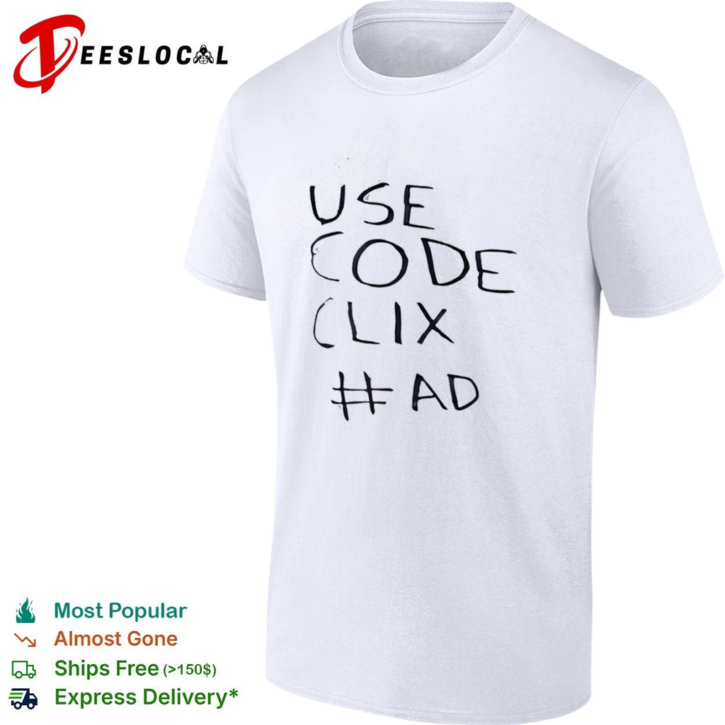 Clix Use Code Ad Fortnite Gaming shirt