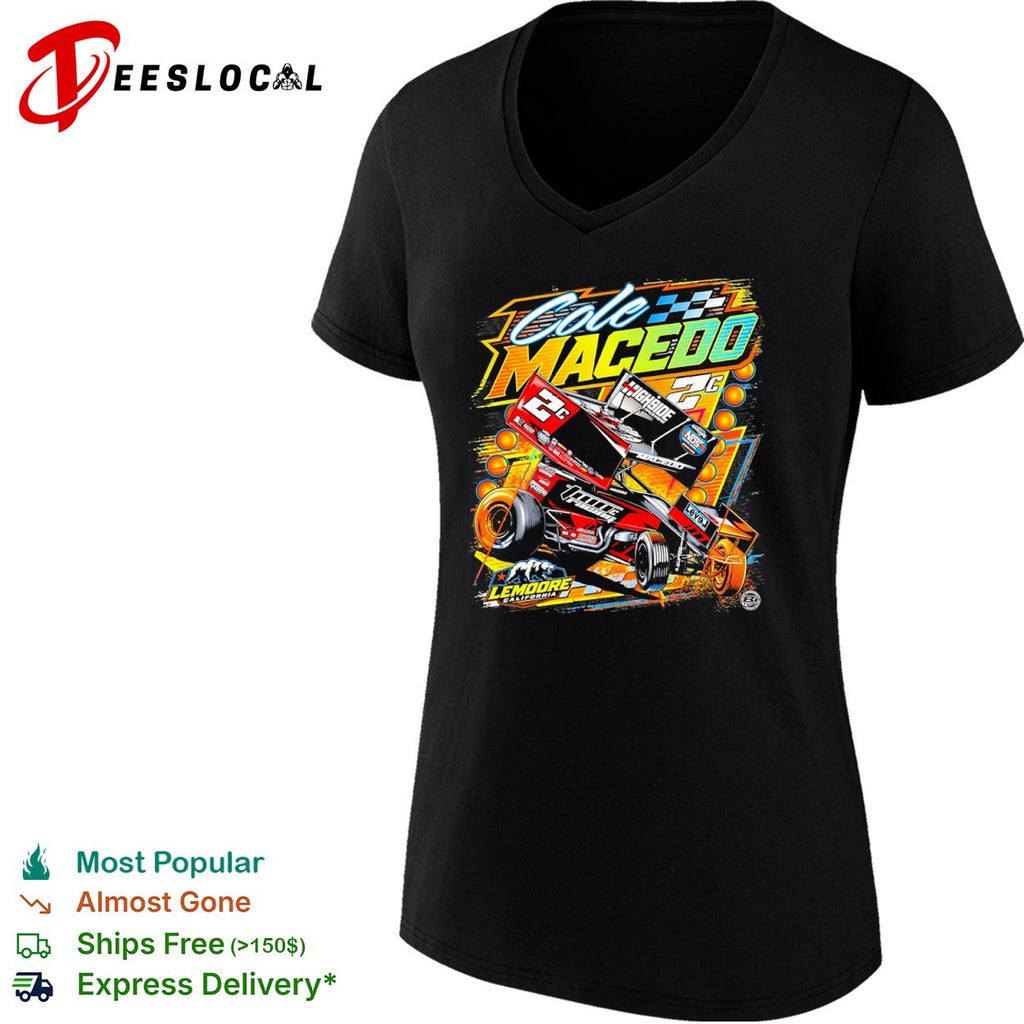 Cole Macedo Two C Racing Lemoore California Sprint Car shirt