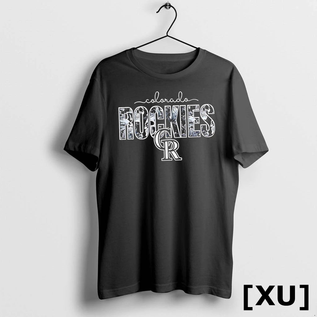 Colorado Rockies Skulls Floral Graphic Baseball Tshirts Sweater