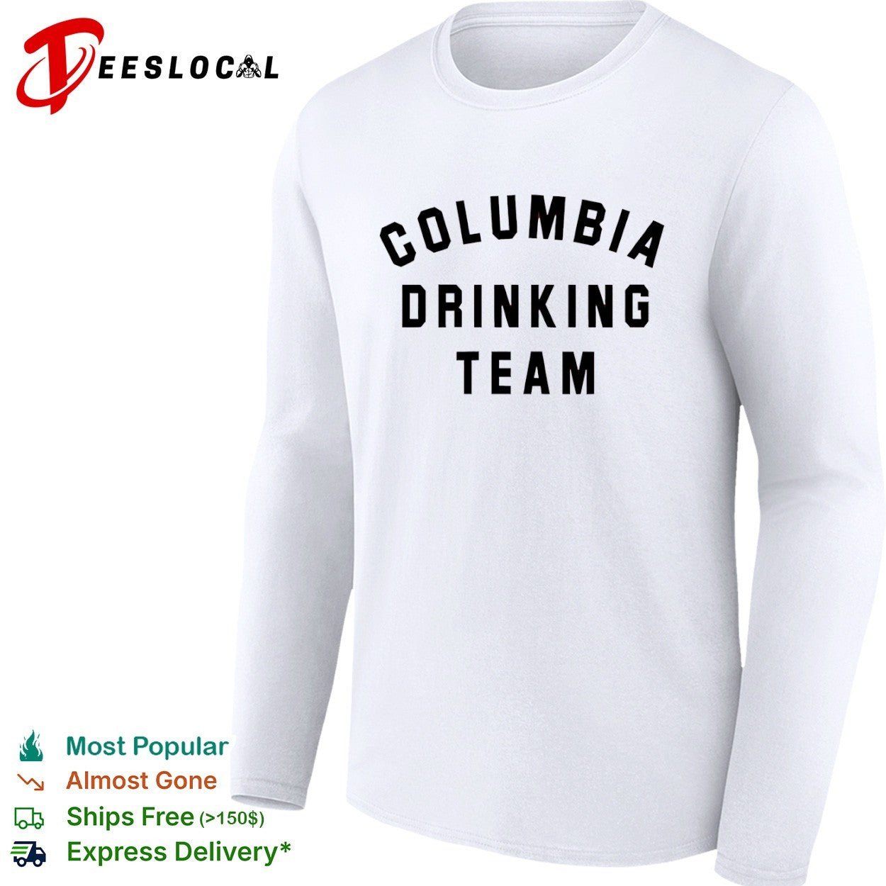 Columbia Drinking Team University shirt