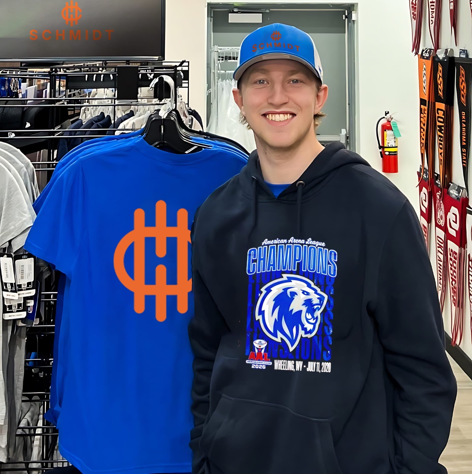 Columbus Lions 2026 AAL Champions graphic shirt
