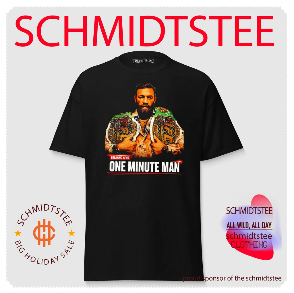 Conor Mcgregor One Minute Man Breaking News shirt