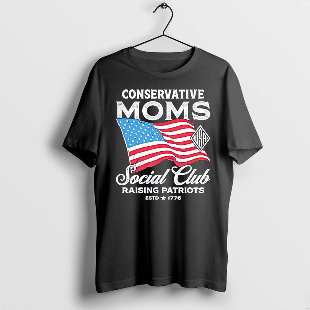 Conservative Moms Social Club Raising Patriots Tshirts Sweater