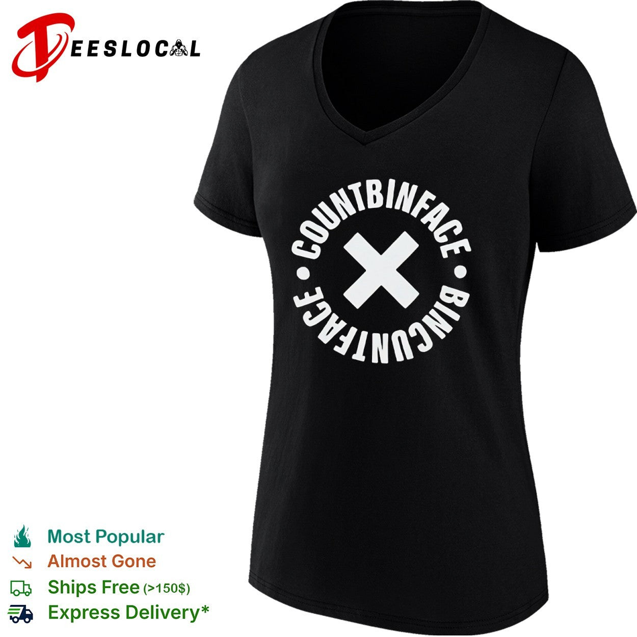 Count Binface X Logo UK Politics Satire shirt