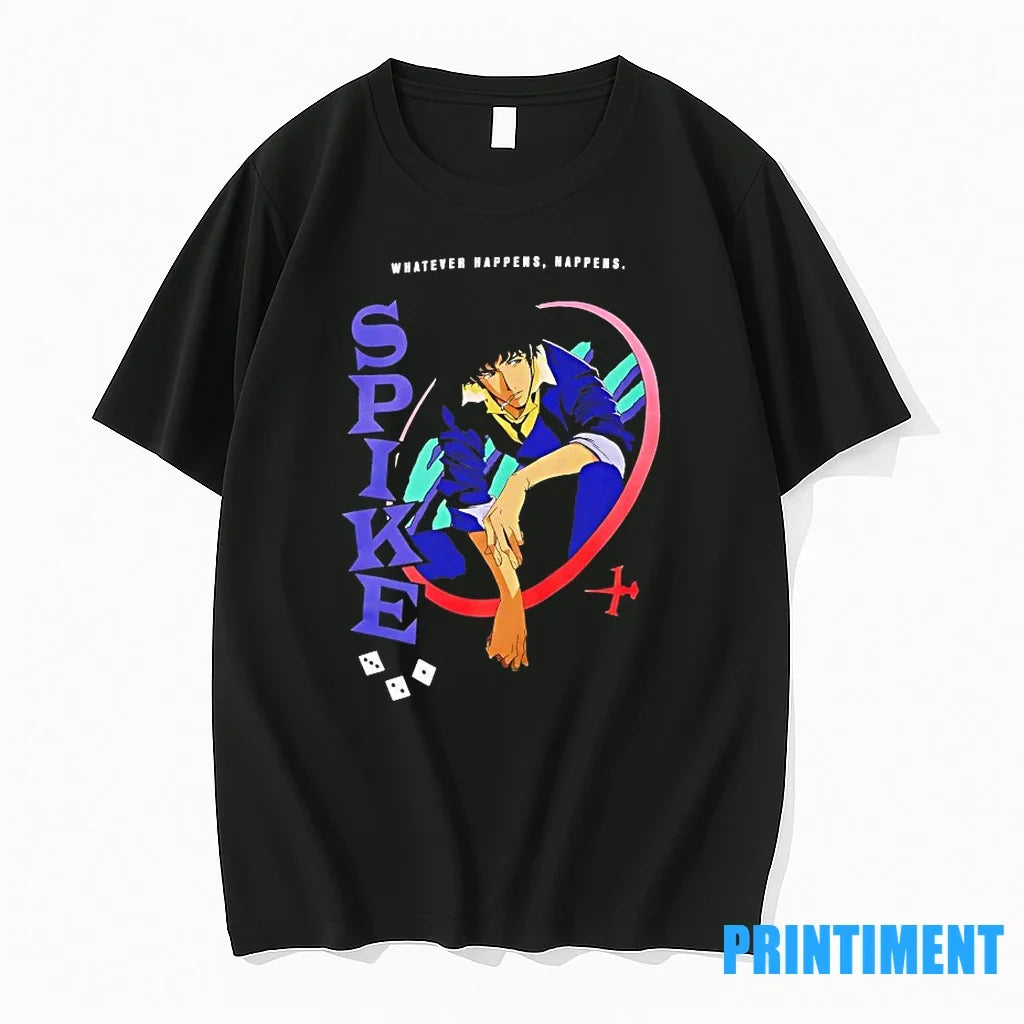 Cowboy Bebop Spike Dice Portrait Tshirts Sweater Unisex , , , Long Sleeve Tee