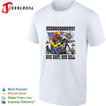 Cowboy cat aiming sniper rifle at mouse pilots meowdy one shot one kill parody shirt