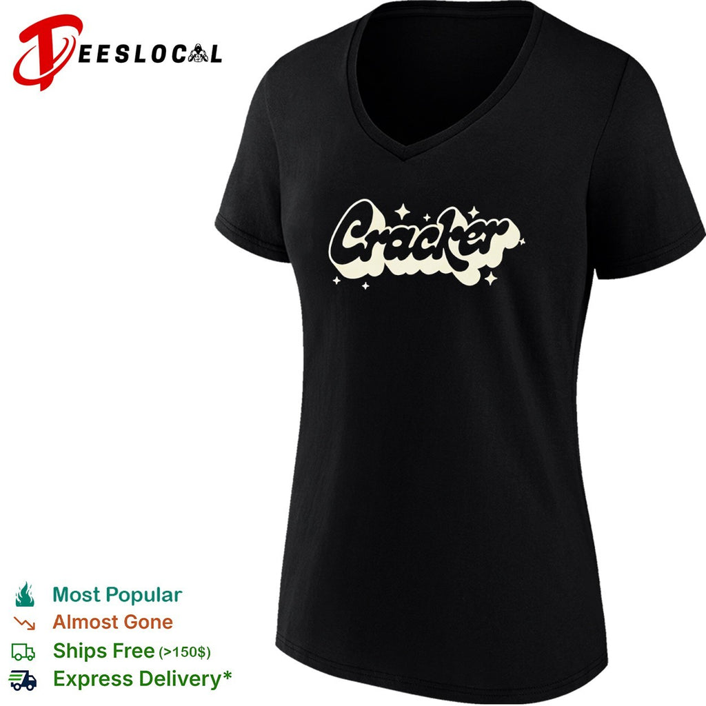 Cracker Retro stars script shirt