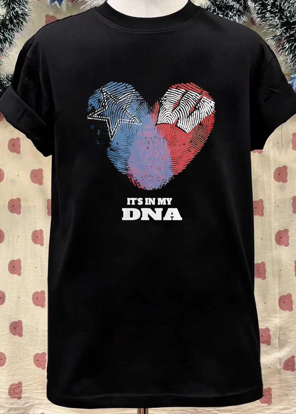 Dallas Cowboys Fan Heart Apparel It’s in My DNA Dallas Cowboys T-Shirt
