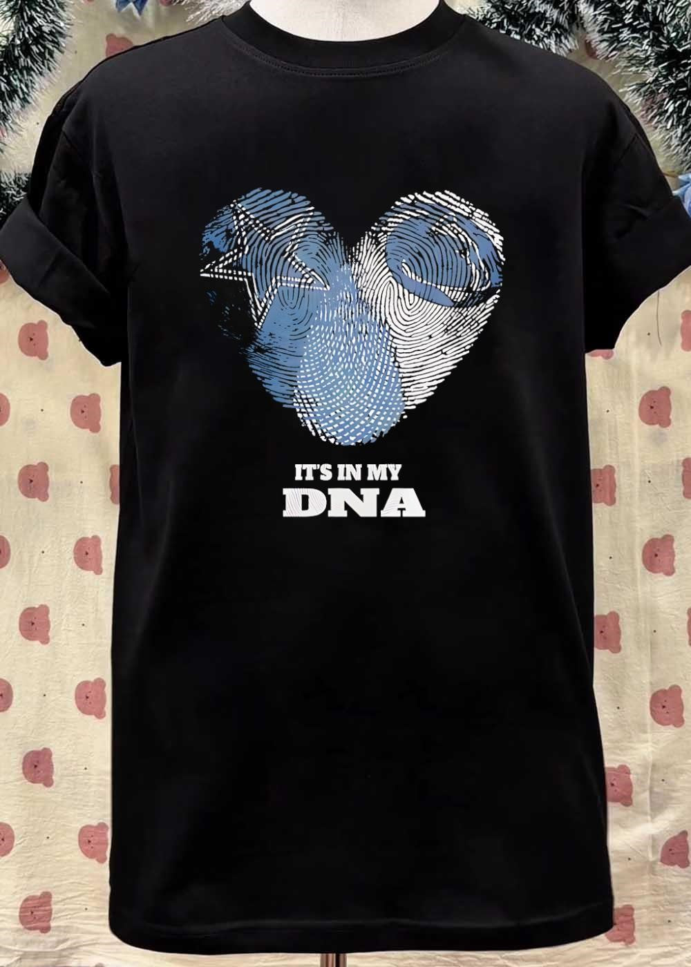 Dallas Cowboys Fan Heart It Is in My DNA T-Shirt