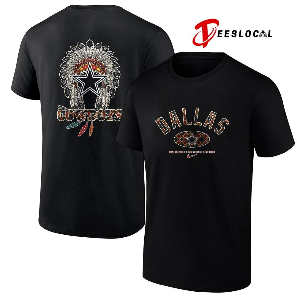 Dallas Cowboys x Native American heritage month logo shirt