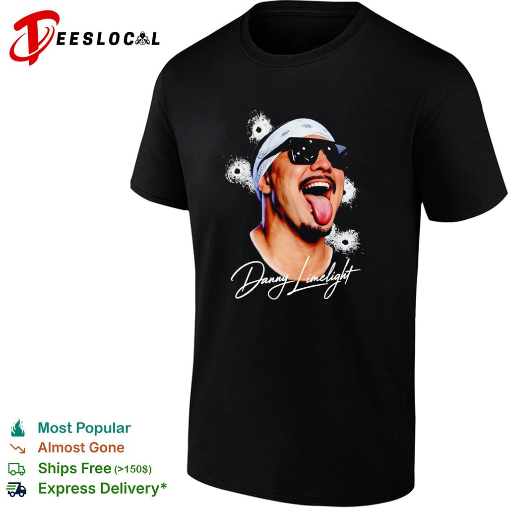 Danny Limelight Portrait Wrestling AEW shirt