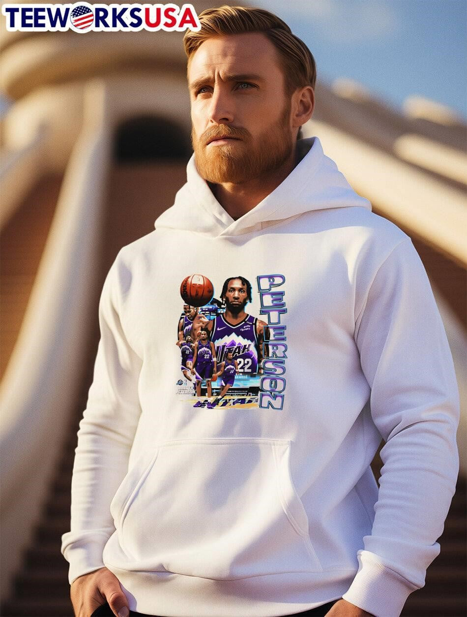 Darryn Peterson Basketball Utah Jazz Shirt