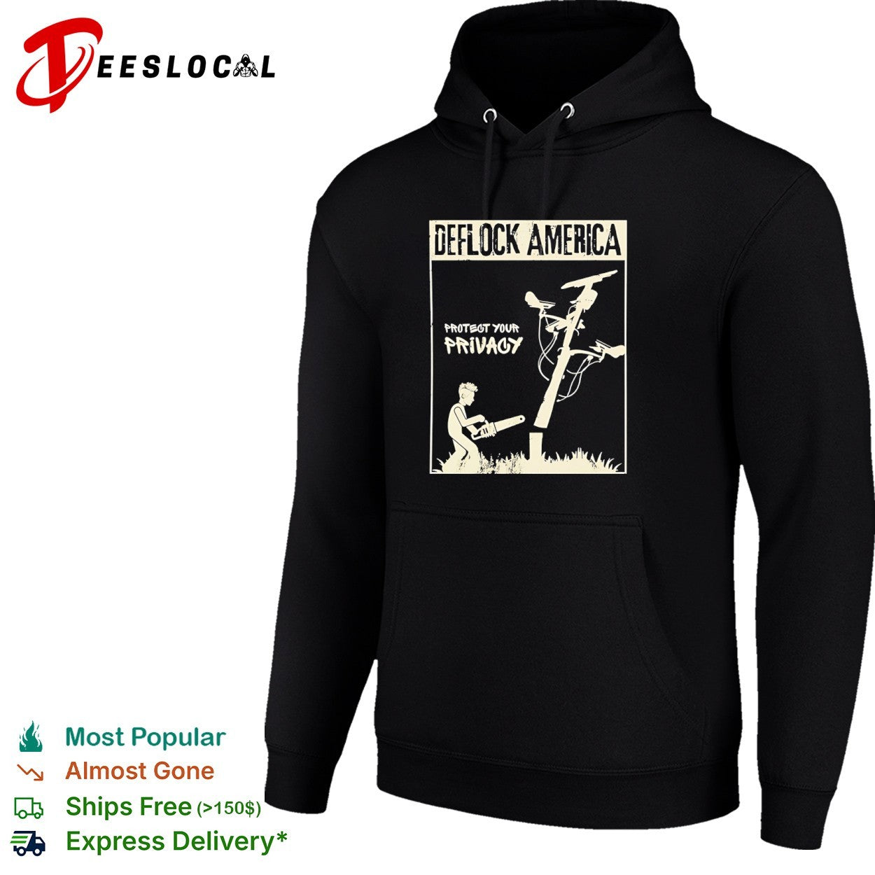 Deflock America Protect Your Privacy Distressed shirt