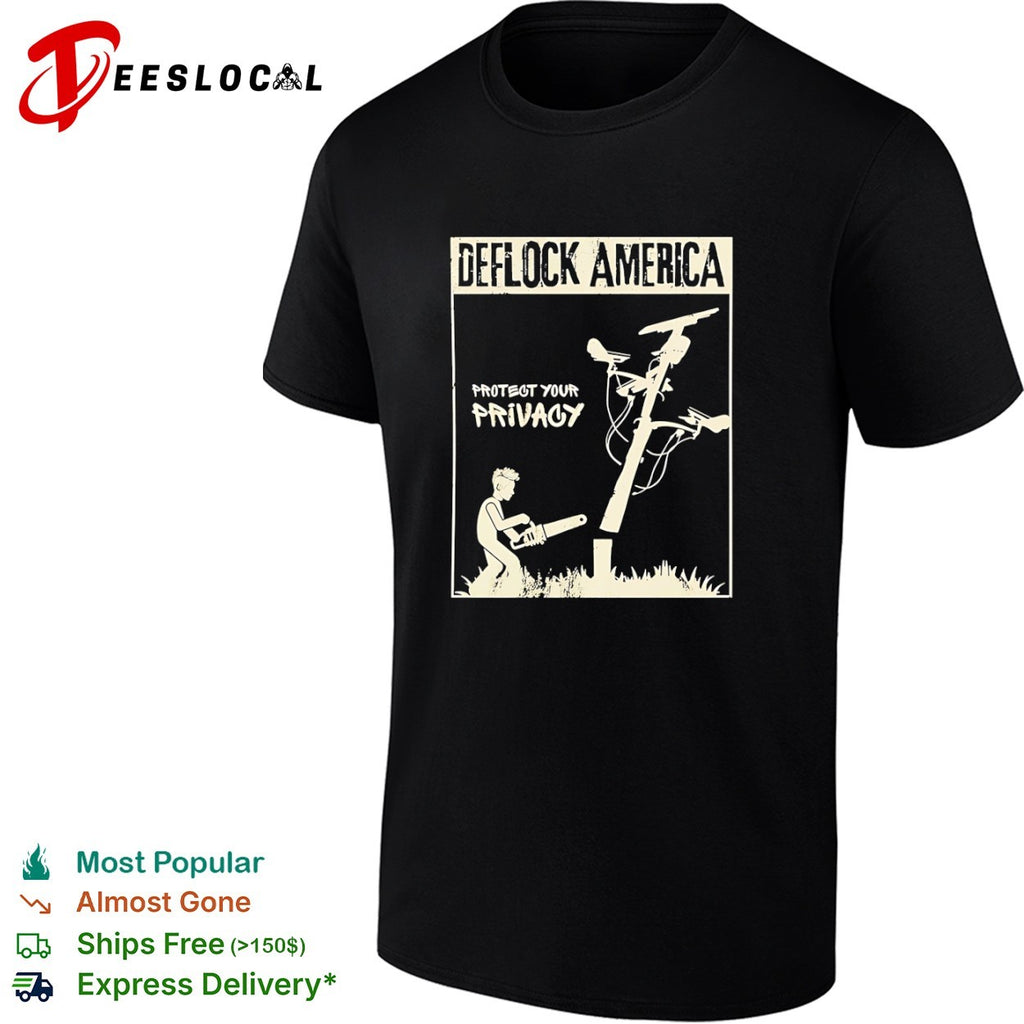 Deflock America Protect Your Privacy Distressed shirt