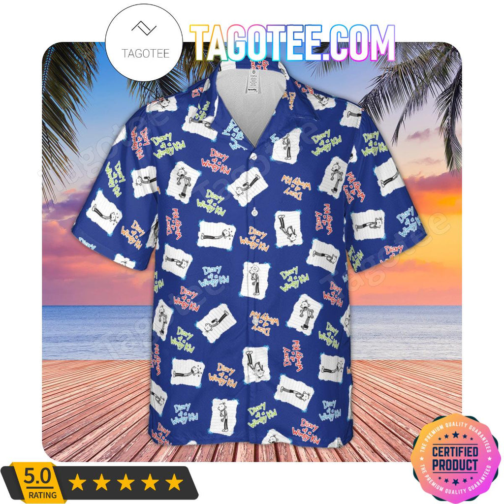 Diary Of A Wimpy Kid Men Aloha Casual Shirt