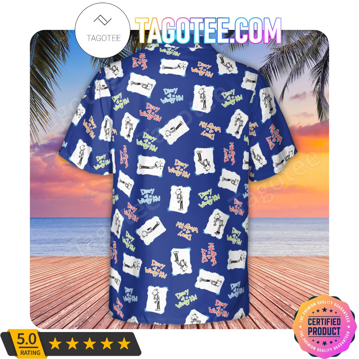 Diary Of A Wimpy Kid Men Aloha Casual Shirt