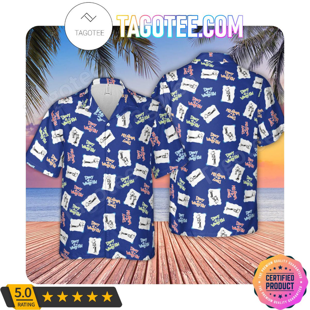 Diary Of A Wimpy Kid Men Aloha Casual Shirt