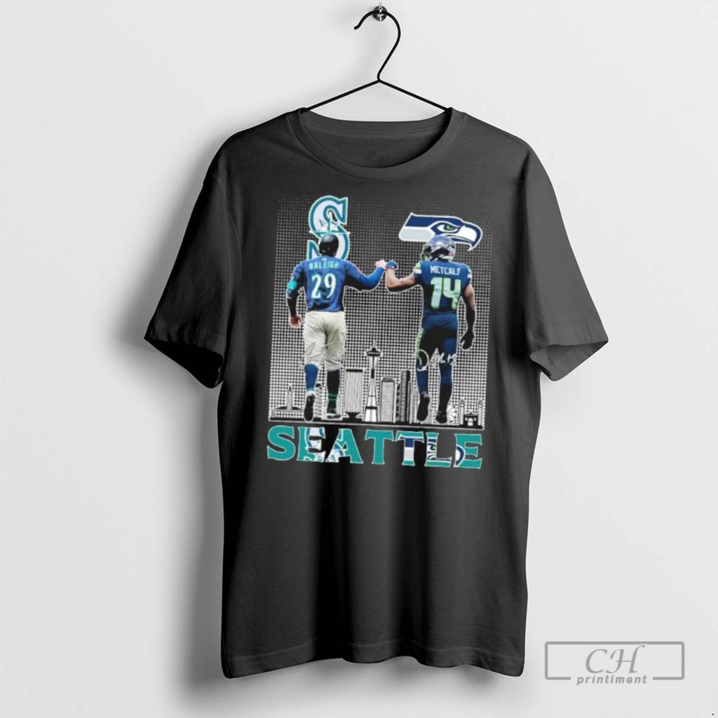 Dk Metcalf And Cal Raleigh Seattle T Shirts