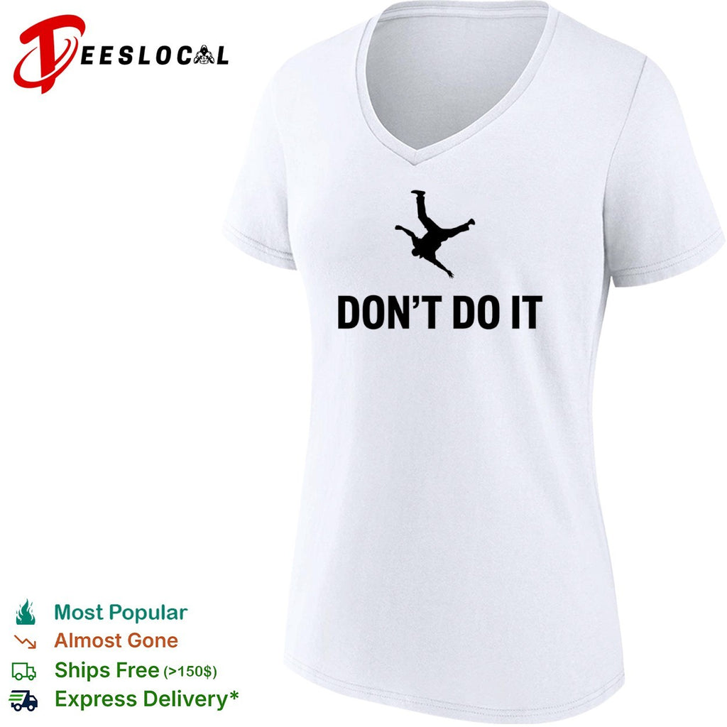 Don’t Do It Falling Man Silhouette minimalist shirt