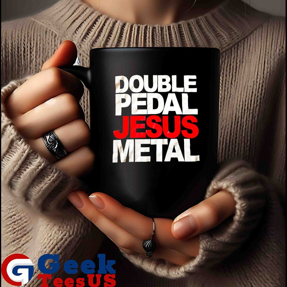 Double pedal jesus metal shirt