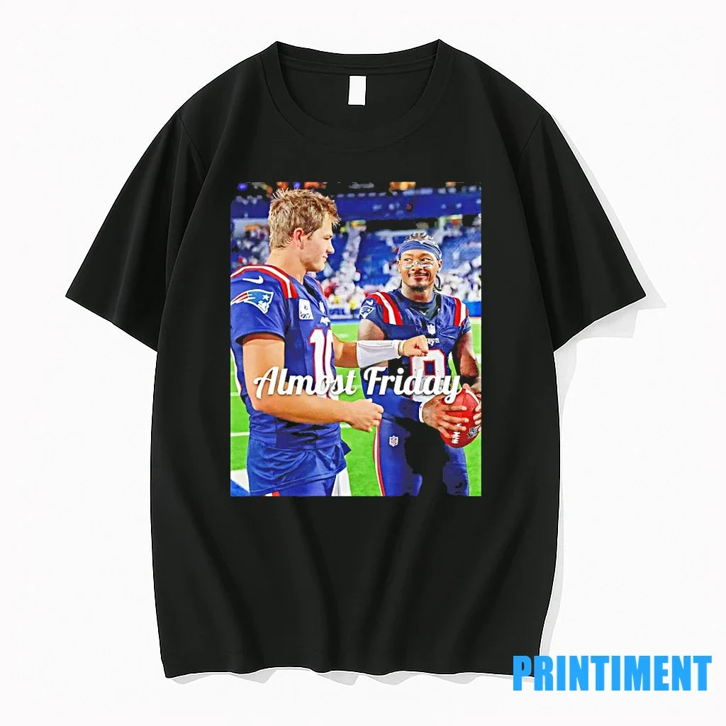 Drake Maye And Diggs Almost Friday Tshirts Sweater Unisex , , , Long Sleeve Tee