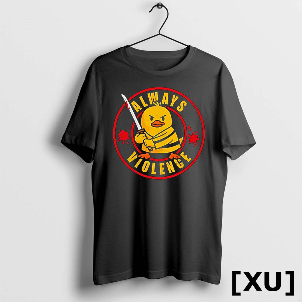 Duck With Knife Always Violence Tshirts Sweater