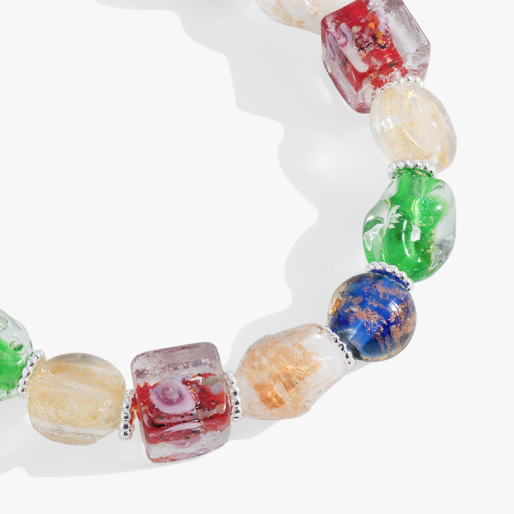 Murano Beads Silver Beaded Bangle T-Shirts