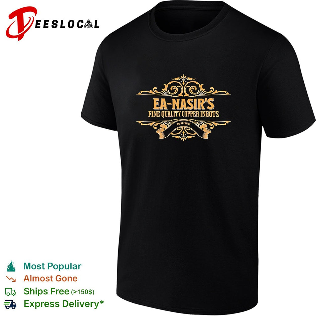 Ea Nasir’s fine quality copper ingots no refunds ancient vintage emblem shirt