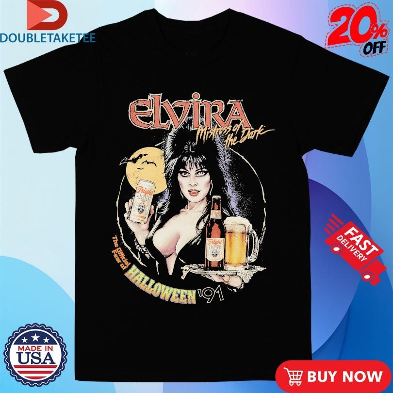 Elvira Mistress Dark Fear Halloween Fright Ligh Tee Unisex T-shirt, Sweatshirt, Hoodie (1)