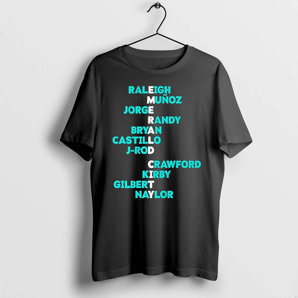 Emerald City Acrostic Seattle Mariners Name Player Tshirts Sweater