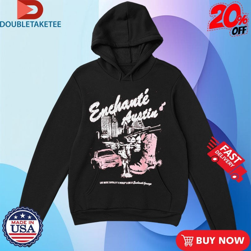 Enchanté, Austin Live Music Capital Of The World Home Of Enchanté Garage Unisex , , , Long Sleeve Tee