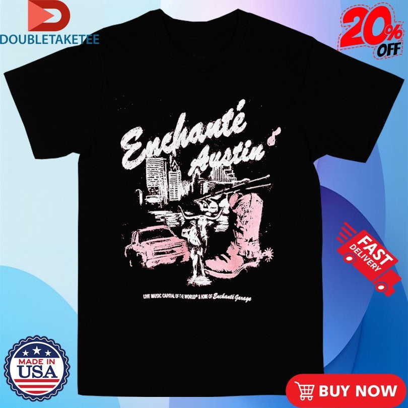 Enchanté, Austin Live Music Capital Of The World Home Of Enchanté Garage Unisex , , , Long Sleeve Tee