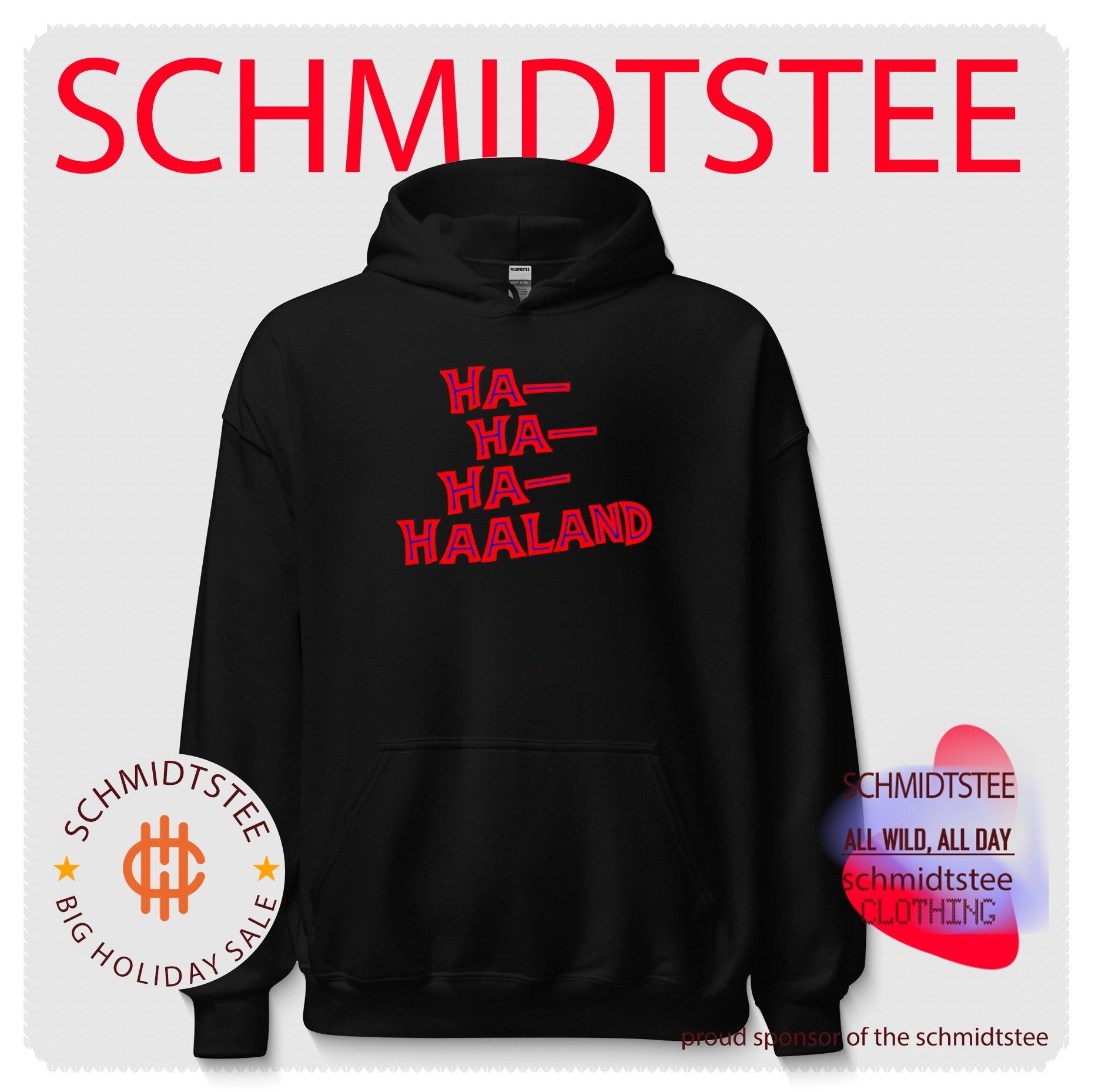 Erling Haaland Ha Ha Ha Haaland text classic shirt