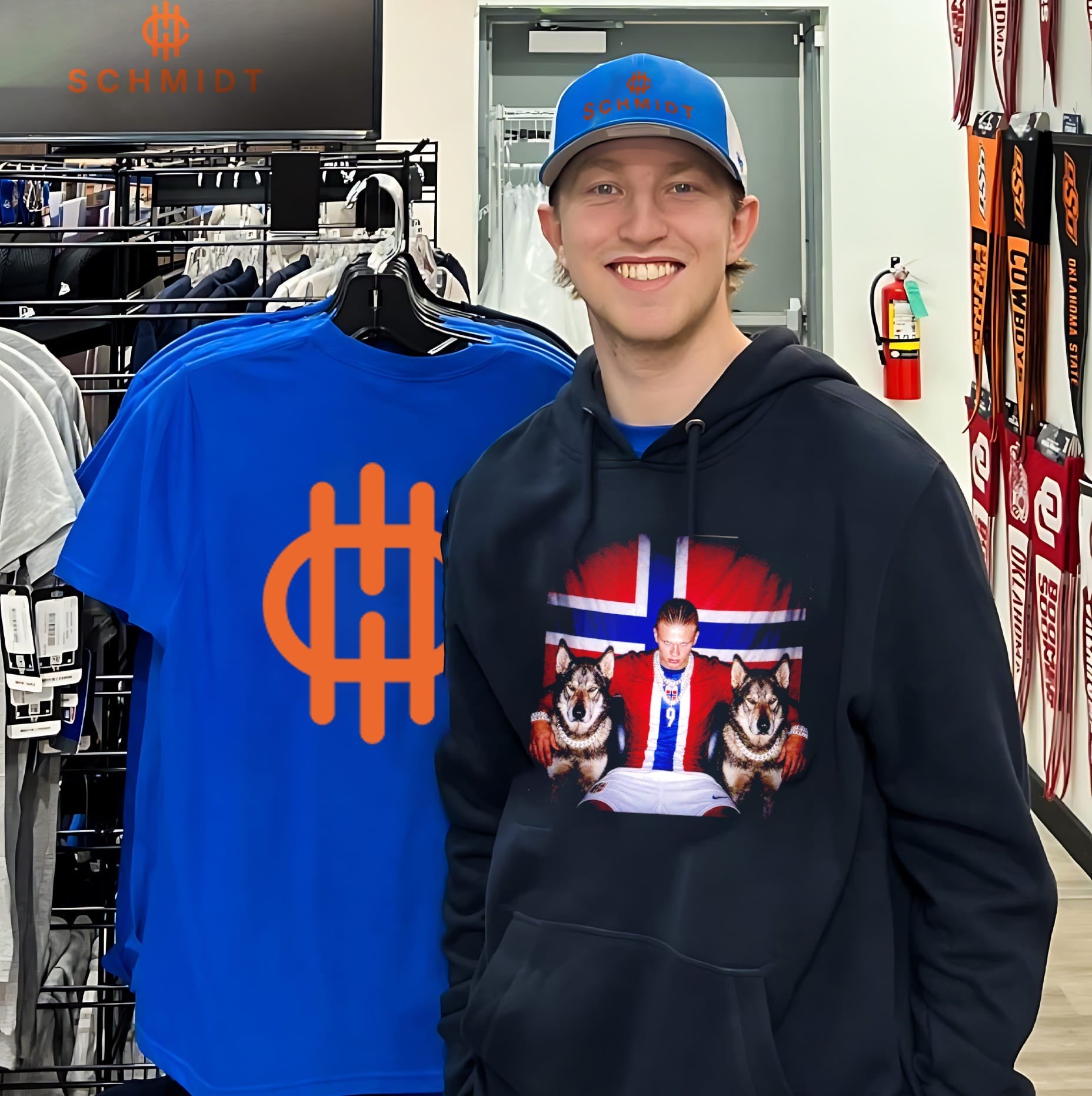 Erling Haaland Norway No 9 Dogs Soccer shirt