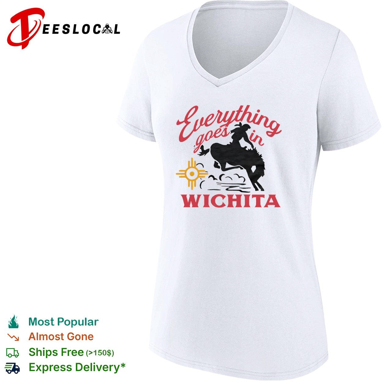 Everything Goes in Wichita Cowboy Rodeo shirt