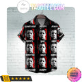 Faces Of Michael Myers Confused Sleepy Jealous Men Aloha Casual Shirt