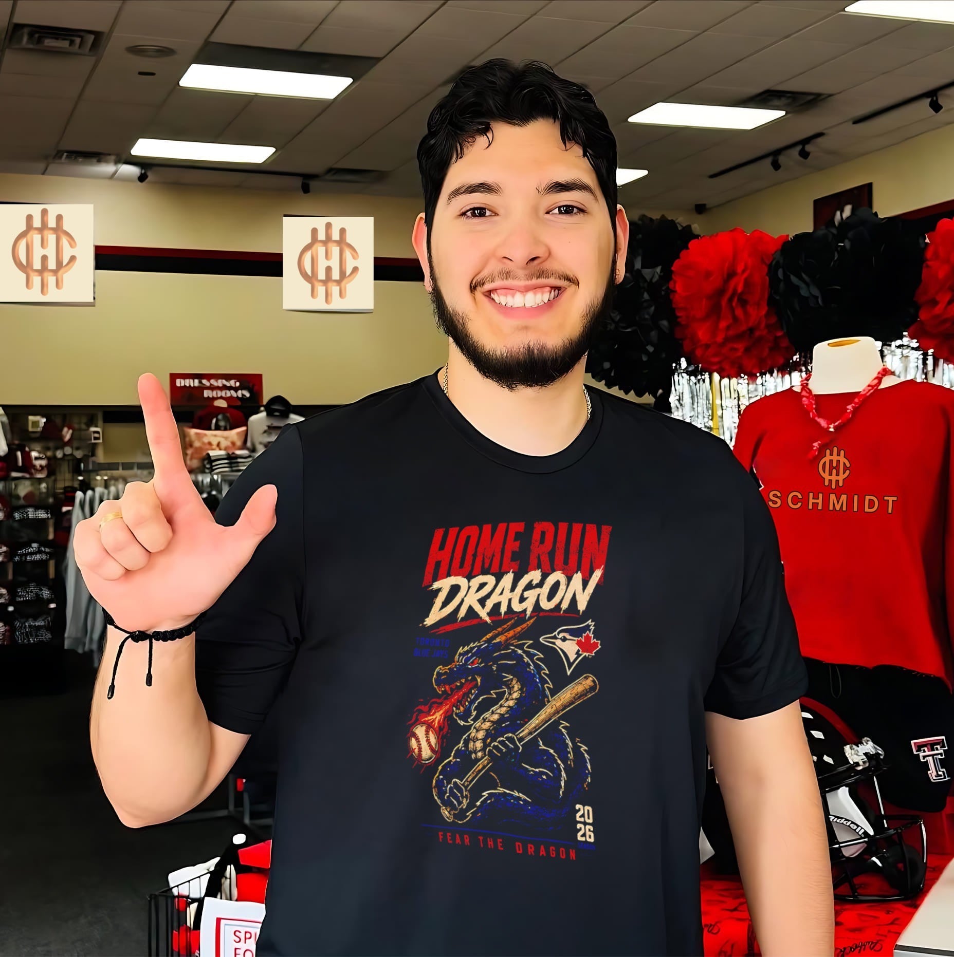 Fear The Dragon Toronto Blue Jays 2026 Home Run Dragon shirt